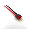 Разъем питания T-plug-M с силиконовым проводом 14AWG 100мм фото 5
