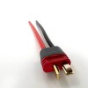 Разъем питания T-plug-M с силиконовым проводом 14AWG 100мм фото 0