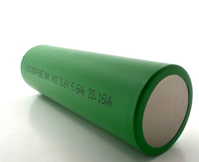 Li-Ion 3.6V, BAK N21700CH-58E, 5750 мАч (аккумулятор литий-ионный, 21700)