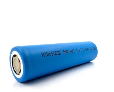 Li-Ion 3.6V, BAK N18650CQP, 3000 мАч (аккумулятор литий-ионный, 18650)