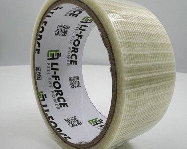 Армированный скотч 40мм*10м стеклотканевый (сетка) Li-Force