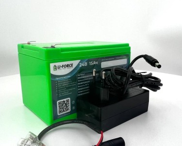 Комплект- Аккумулятор 12В 30Ач LF-1230-6876 (Li-ion, 3S6P, P)+З/У 12,6В 3А