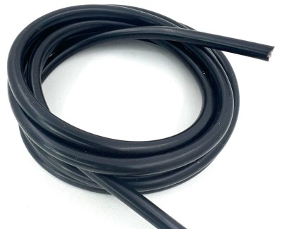 2*1,5 мм² Extra soft, Двойной медный провод в силиконовой изоляции (черный, UL3135)
