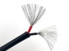 2*0,5 мм² Extra soft, Двойной медный провод в силиконовой изоляции (черный, UL3135)
