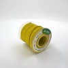 На катушке Медный провод 22AWG 30м 0,3 кв.мм (17*0,16мм) (желтый, UL3367) LFW3-22Y в мягкой силиконовой изоляции фото 0