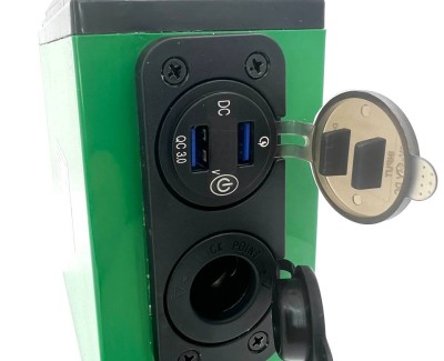 Аккумуляторная батарея 12В 30Ач LF-1230-14388 (LiFePO4, 4S2P, c USB и прикуривателем, P)