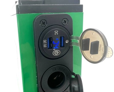 Аккумуляторная батарея 12В 30Ач LF-1230-14388 (LiFePO4, 4S2P, c USB и прикуривателем, P)