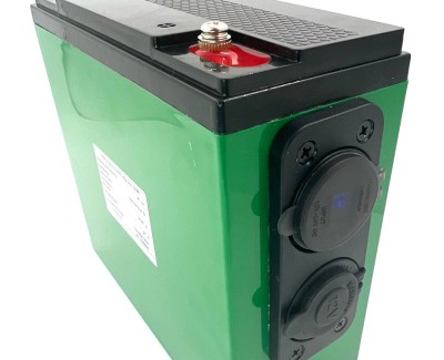 Аккумуляторная батарея 12В 30Ач LF-1230-14388 (LiFePO4, 4S2P, c USB и прикуривателем, P)