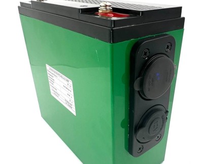 Аккумуляторная батарея 12В 30Ач LF-1230-14388 (LiFePO4, 4S2P, c USB и прикуривателем, P)