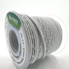 На катушке Медный провод 22AWG 30м 0,3 кв.мм (17*0,16мм) (белый, UL3367) LFW3-22W в мягкой силиконовой изоляции фото 2