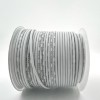 На катушке Медный провод 22AWG 30м 0,3 кв.мм (17*0,16мм) (белый, UL3367) LFW3-22W в мягкой силиконовой изоляции фото 3