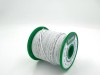 На катушке Медный провод 22AWG 50м 0,3 кв.мм (17*0,16мм) (белый, UL3367) LFW3-22W в мягкой силиконовой изоляции