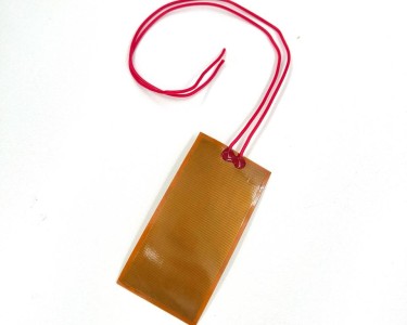 Нагревательная пластина 100х50мм (220В-50W, полиимидная) LFH-12388pg на клейкой основе