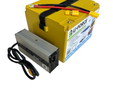 Комплект- Аккумулятор 12В 105Ач LF-12105-6828 (LiFePO4, 4S1P, EVE-105, P)+ЗУ 14,4В 10A