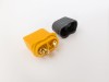 Разъем Amass XT60UH-M (вилка, 60А, желтый)