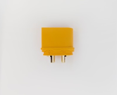 Разъем Amass XT60UH-M (вилка, 60А, желтый)