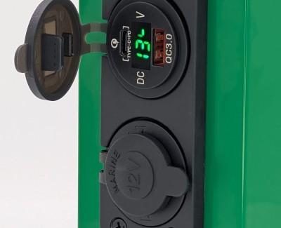 Аккумулятор 12В 30Ач LF-1230-14817 (LiFePO4, 4S2P, c прикуривателем, USB +Type-C, P)