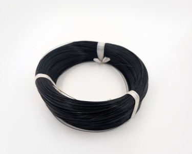 30AWG 0,05 мм² Медный провод в тефлоновой изоляции (чёрный, UL1332)