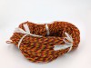 Плетеный трехжильный провод (ПВХ) 22AWG 3*0,3 мм² (коричневый/красный/оранжевый) LFW-22pvc