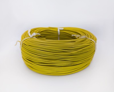 14AWG 2,07 мм² Медный провод в силиконовой изоляции (желтый, UL3135) LFW-14Y
