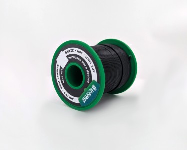 22AWG 50м ПВХ медный провод 0.33 мм² на катушке (черный, UL-1007) LFW-P22B