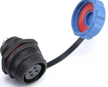 Разъем WEIPU SP13 (5A) 4 pin (IP68) розетка