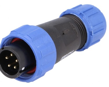 Разъем WEIPU SP13 (5A) 5 pin (IP68) вилка