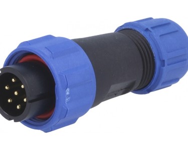 Разъем WEIPU SP13 (5A) 7 pin (IP68) вилка