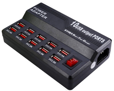 Зарядная станция WLX-838 USB2.0 (10xUSB, 60Вт)