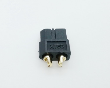 Разъем Amass XT60-F (розетка, 60А, черный)