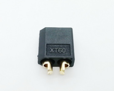 Разъем Amass XT60-M (вилка, 60А, черный)